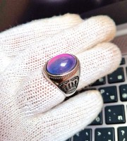 Turkis ring-তুর্কি রত্ন পাথর কালার চেঞ্জিং আংটি --কোড -200